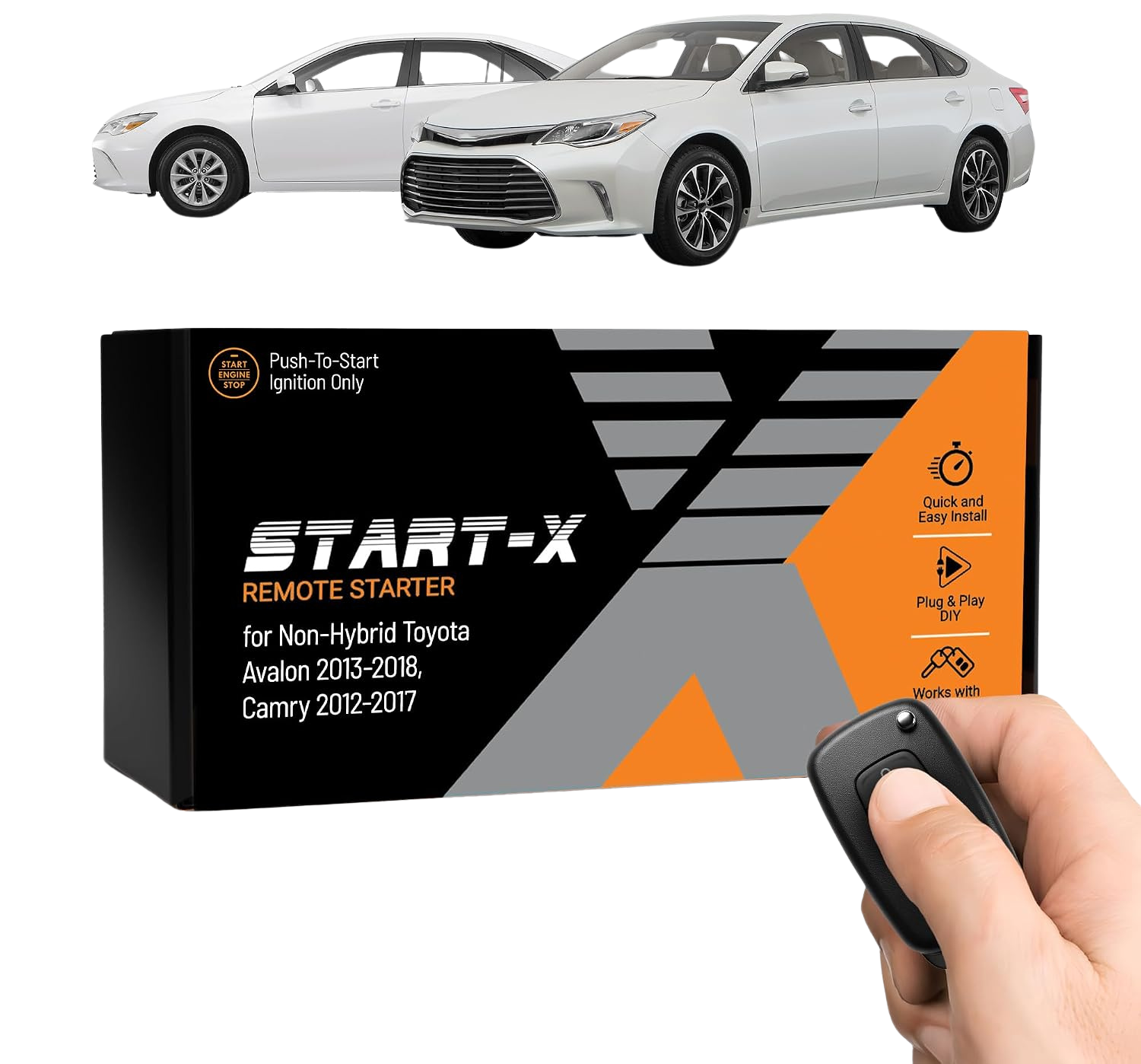 Start-X Plug & Play Remote Starter Kit for Toyota Avalon & Camry (2012-2018) | Push-to-Start Ignition
