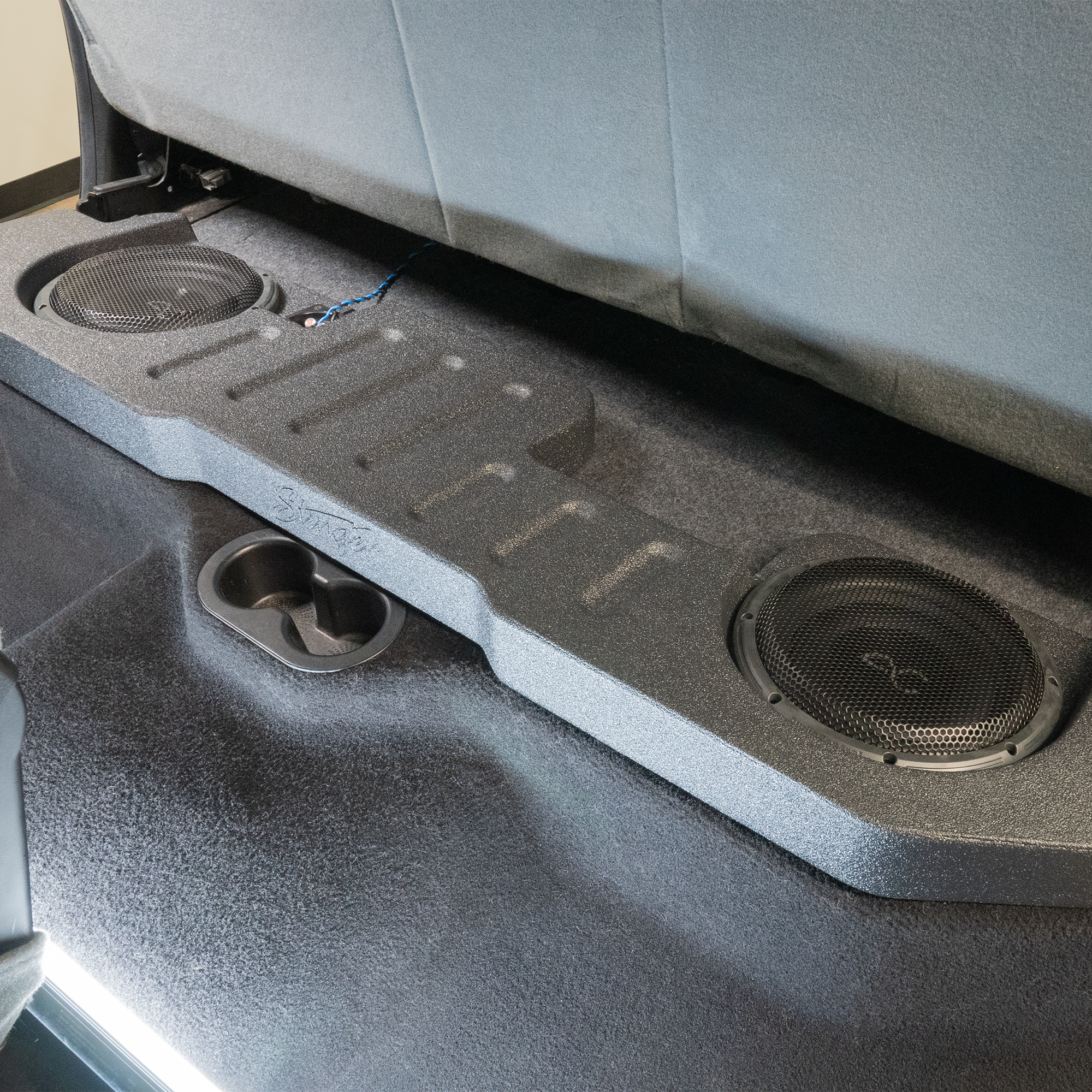 RAM Truck (2002-2025) Under Seat Dual 10" Sealed Loaded Subwoofer Box Enclosure by AudioControl