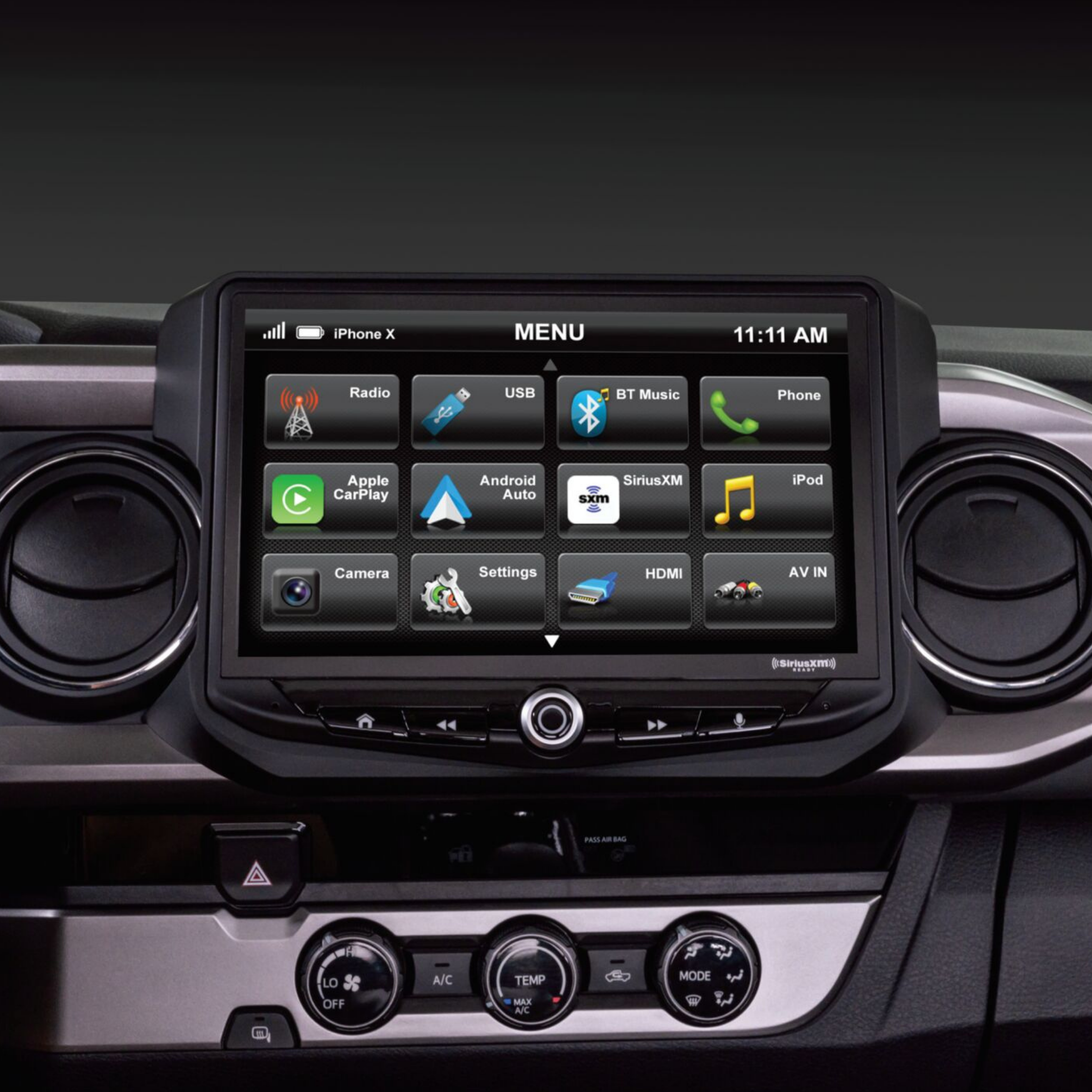 HEIGH10 Toyota Tacoma (2016-2023) 10" Plug-and-Play Radio Kit