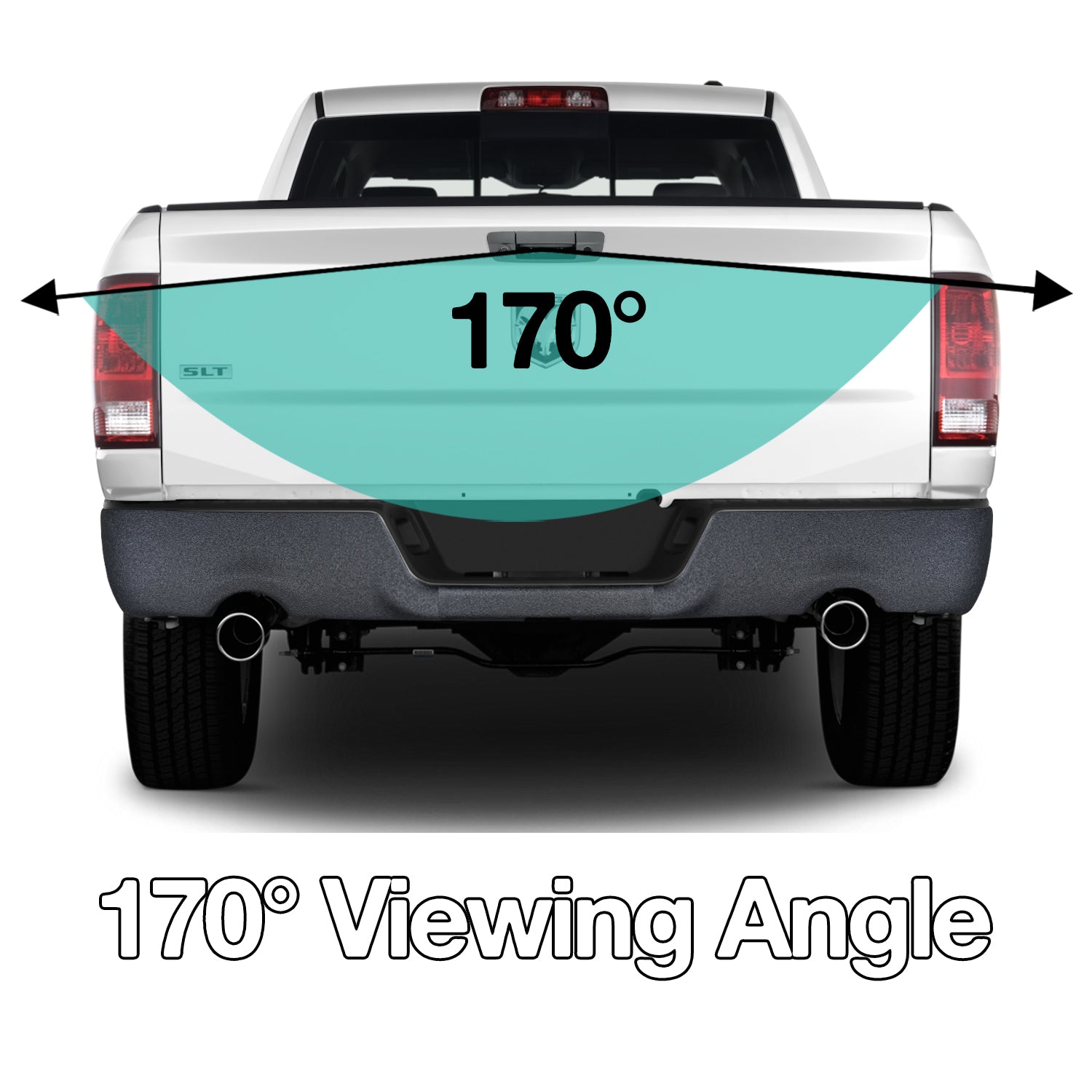 Dodge Ram/RAM Trucks (2013-2017) Backup Camera Kit with Tailgate with Plug-and-Play Interface