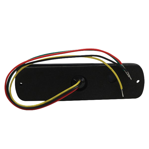 White/Amber Switching 6-LED Ultra Slim Flush Mount 19-Flash Pattern Marker Strobe Light by Race Sport Lighting