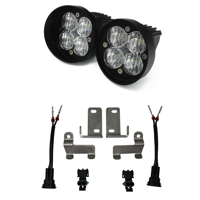 Baja Designs Toyota Tacoma (2012+)/Tundra (2014-21)/4Runner (2010+) LED Fog Light Kit, Squadron Sport  (Clear)