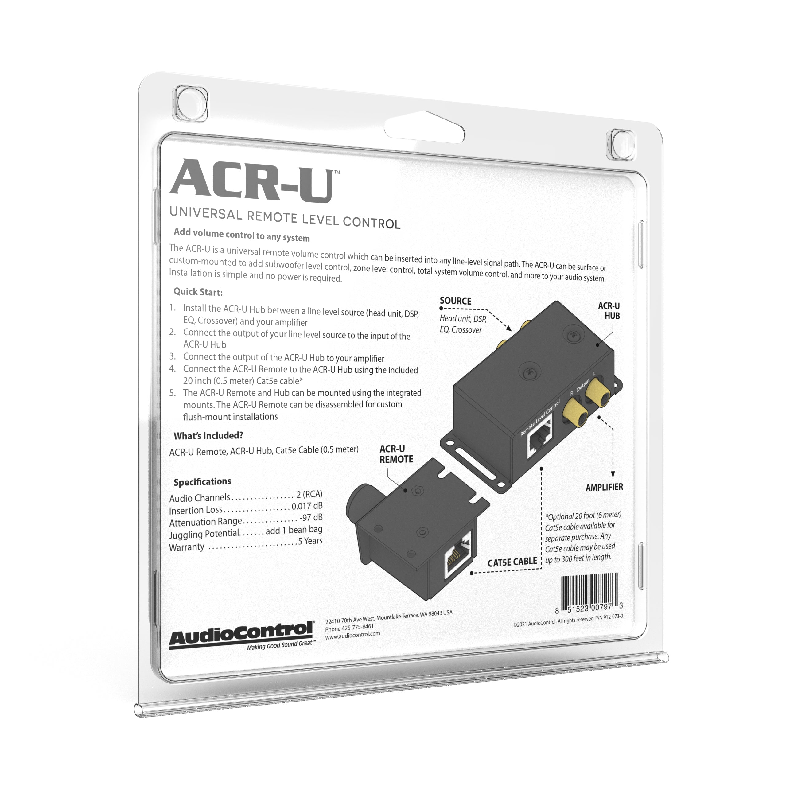 AudioControl ACR-U Universal Remote Level Control