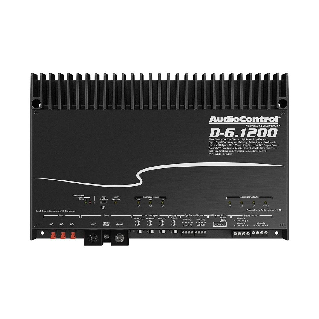 AudioControl D - 6.1200 6 - Channel DSP Amplifier