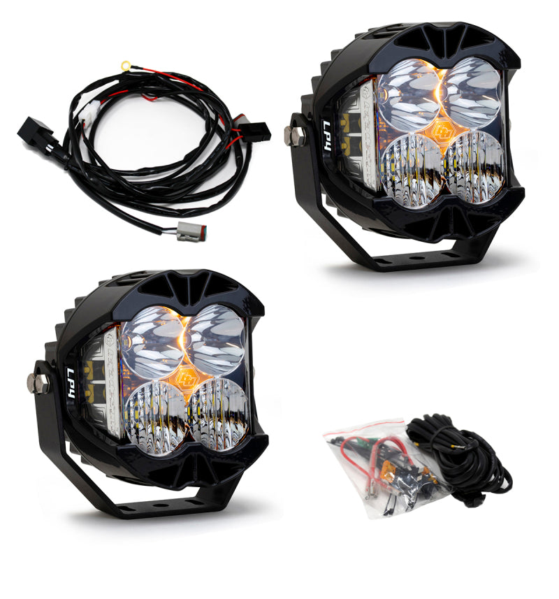 Baja Designs LP4 Pro Pair Driving Combo LED Light Pods (Clear)