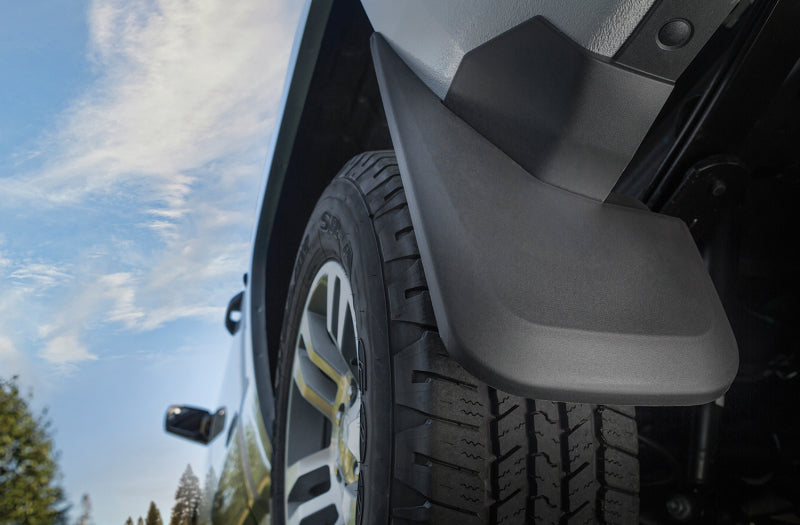 Toyota Tacoma (2016-2023) Black Front and Rear Mud Guards (Models with OE Fender Flares)