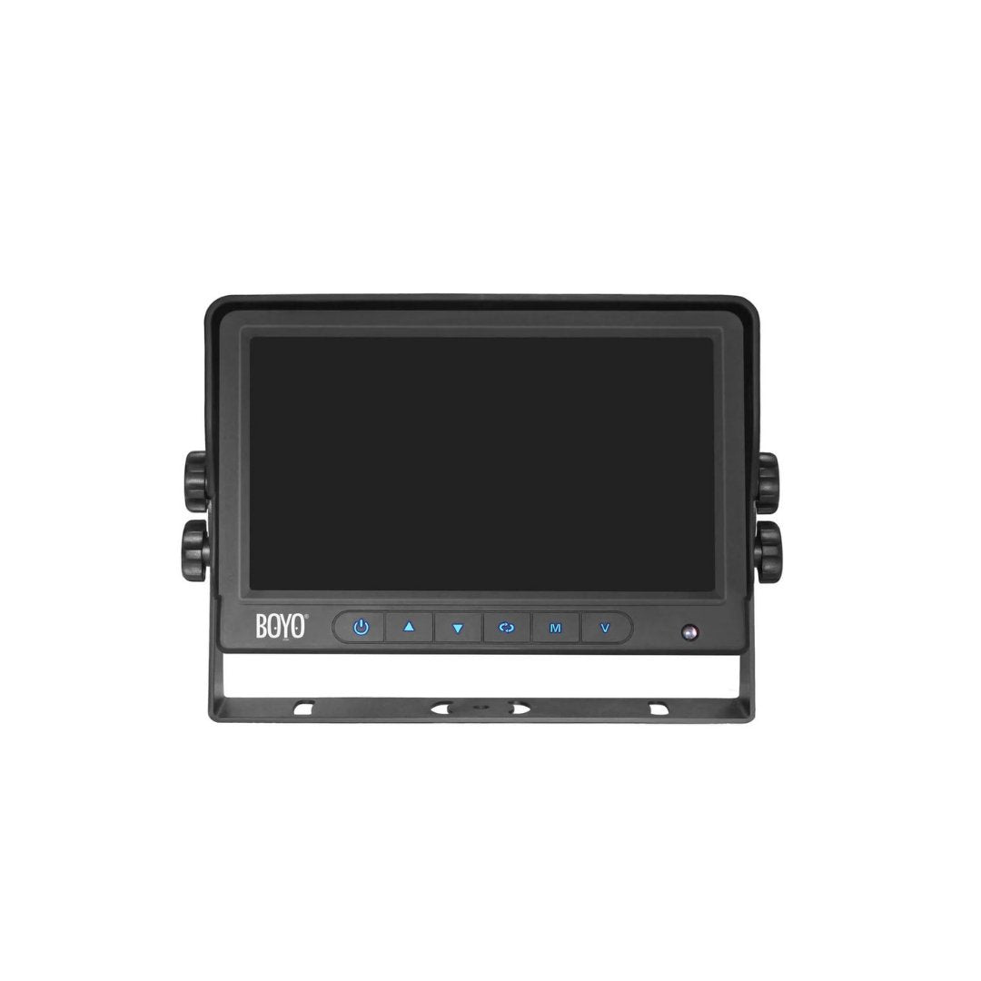 BOYO 7" AHD Monitor and Four Cameras with Intelligent Detection and Warning Alert (4-Channel) | VTC700AI-4