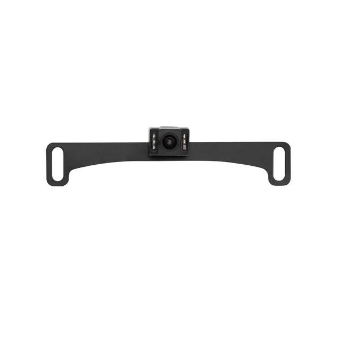 BOYO Concealed License Plate Backup Camera with Active Parking Lines and LED Lights (Black) | VTL17LTJ