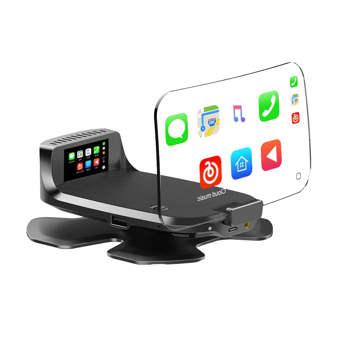 BOYO Head Up Display with iOS CarPlay and Android Auto (Plug-and-Play) | VTHUDpro