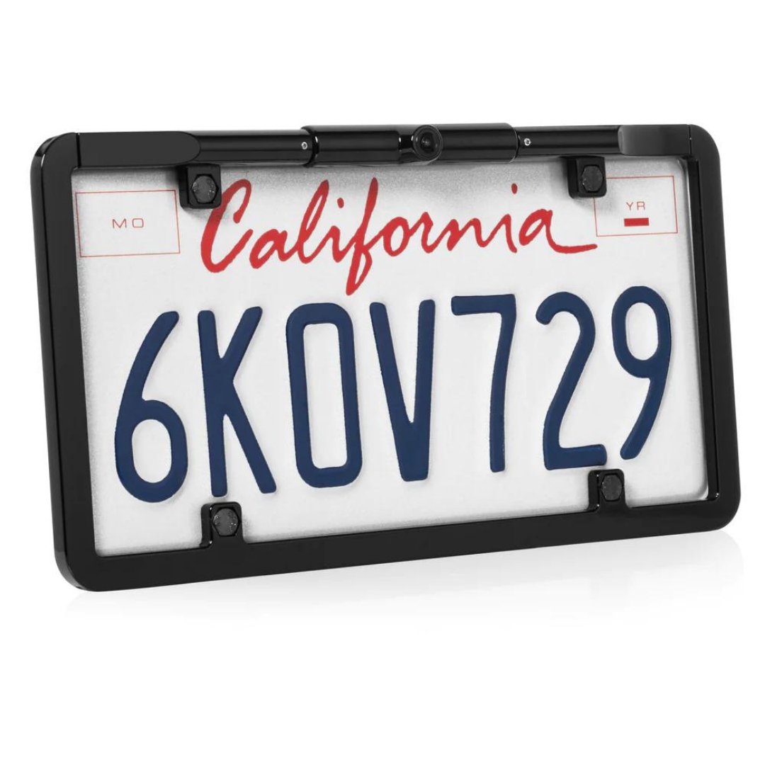 BOYO Ultra Slim Full-Frame License Plate HD Backup Camera (Black) | VTL375HD