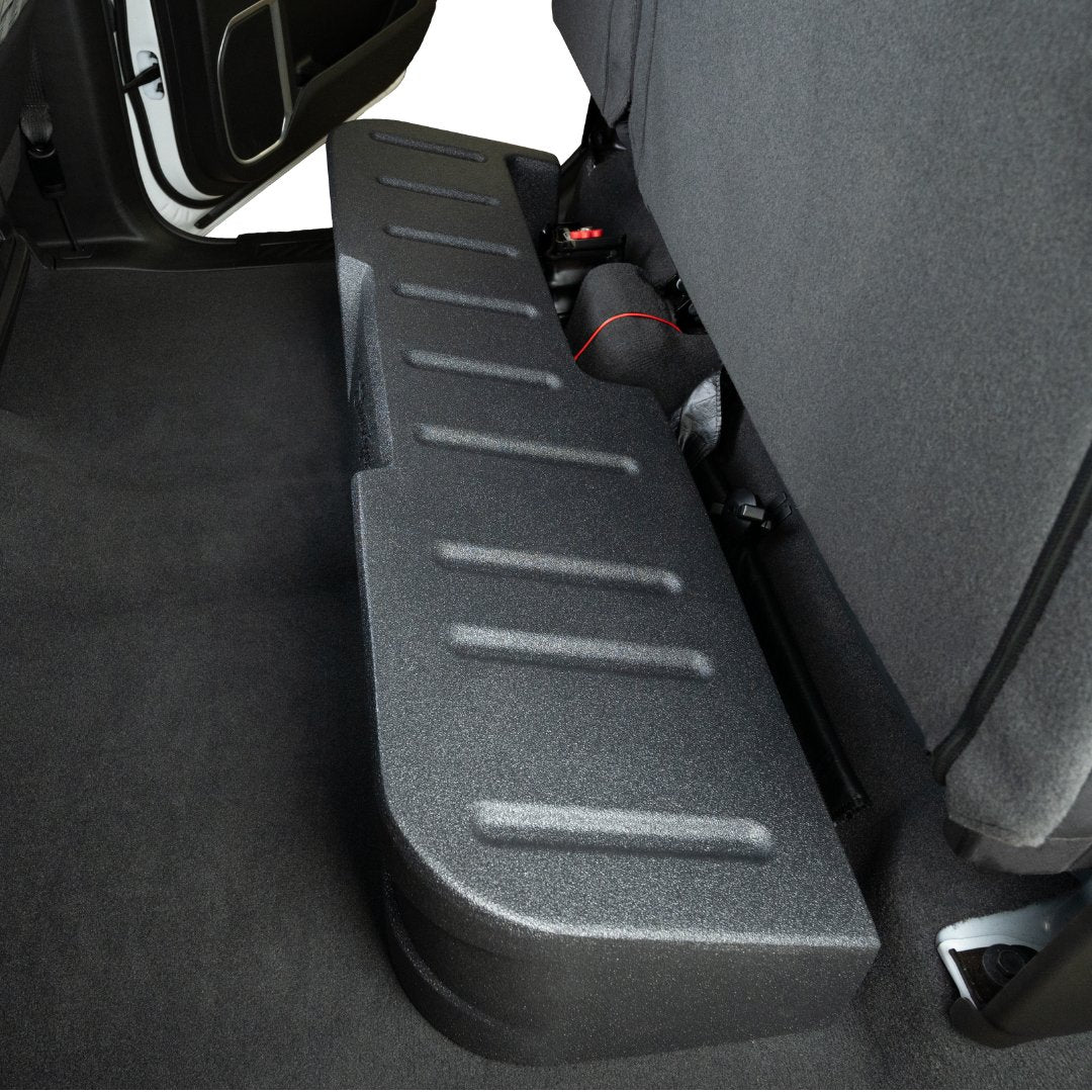 Chevy Silverado/GMC Sierra 1500 (2019+) / 2500/3500 Crew Cab (2020+) Under Seat Dual 10" Loaded Subwoofer Enclosure by AudioControl