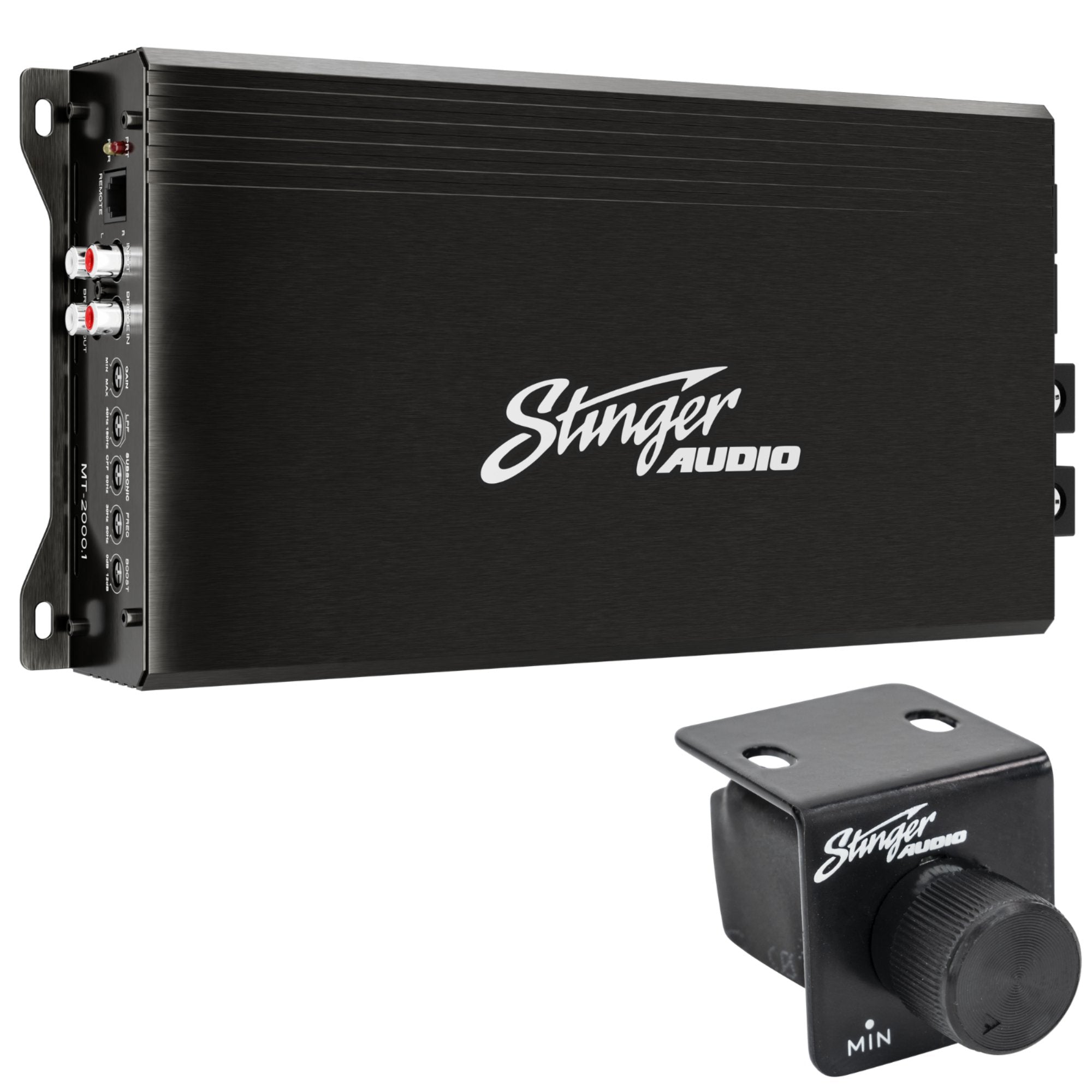 Chevy Silverado/GMC Sierra 1500 (2019+)/2500/3500 Crew Cab (2020+) Dual 10" Loaded Subwoofer Enclosure with Stinger Audio 1800W Monoblock Amplifier & Wiring Kit