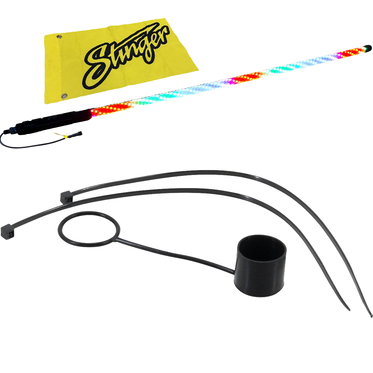 Stinger 4ft Dynamic LED RGB Whip Light (No Remote) - ENLIGHT10 App Compatible