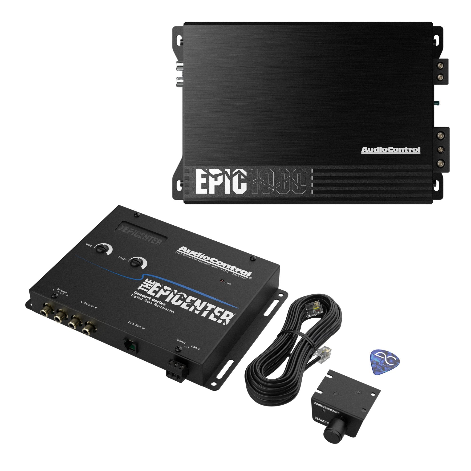 EPIC Series 1000 Watt Monoblock Amplifier & THE Epicenter Bundle