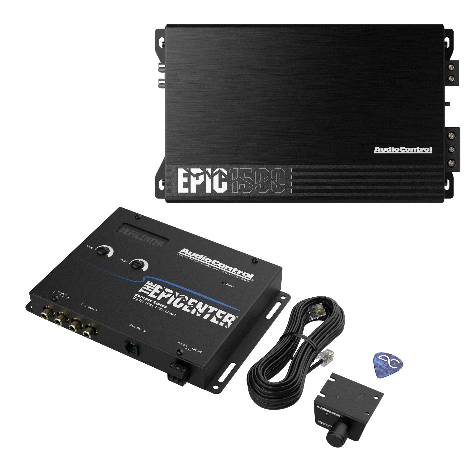 EPIC Series 1500 Watt Monoblock Amplifier & THE Epicenter Bundle