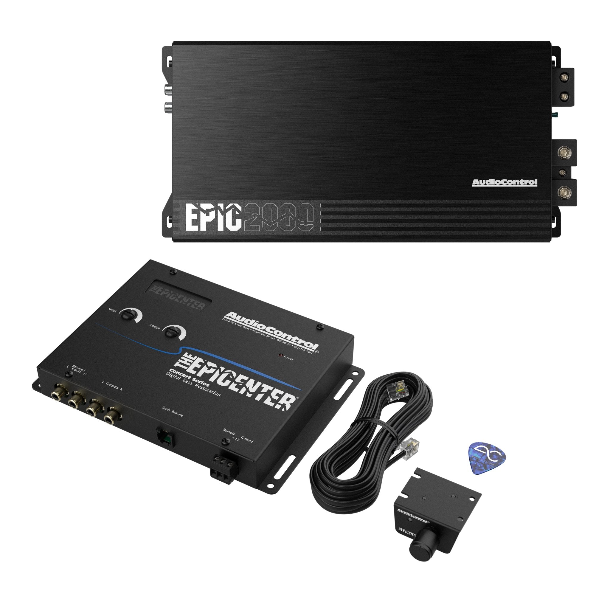 EPIC Series 2000 Watt Monoblock Amplifier & THE Epicenter Bundle