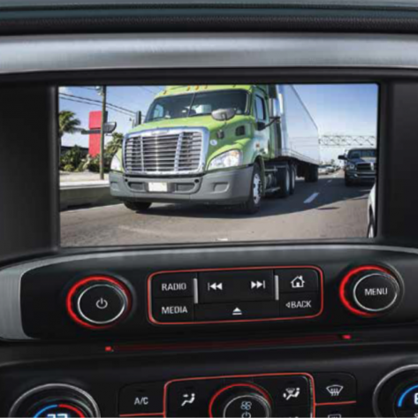 Chevy Silverado/GMC Sierra LD (2014-2018) Lane Change Assistance (Compatible with Monitors, Multiple Video Input, & Switching Capability)