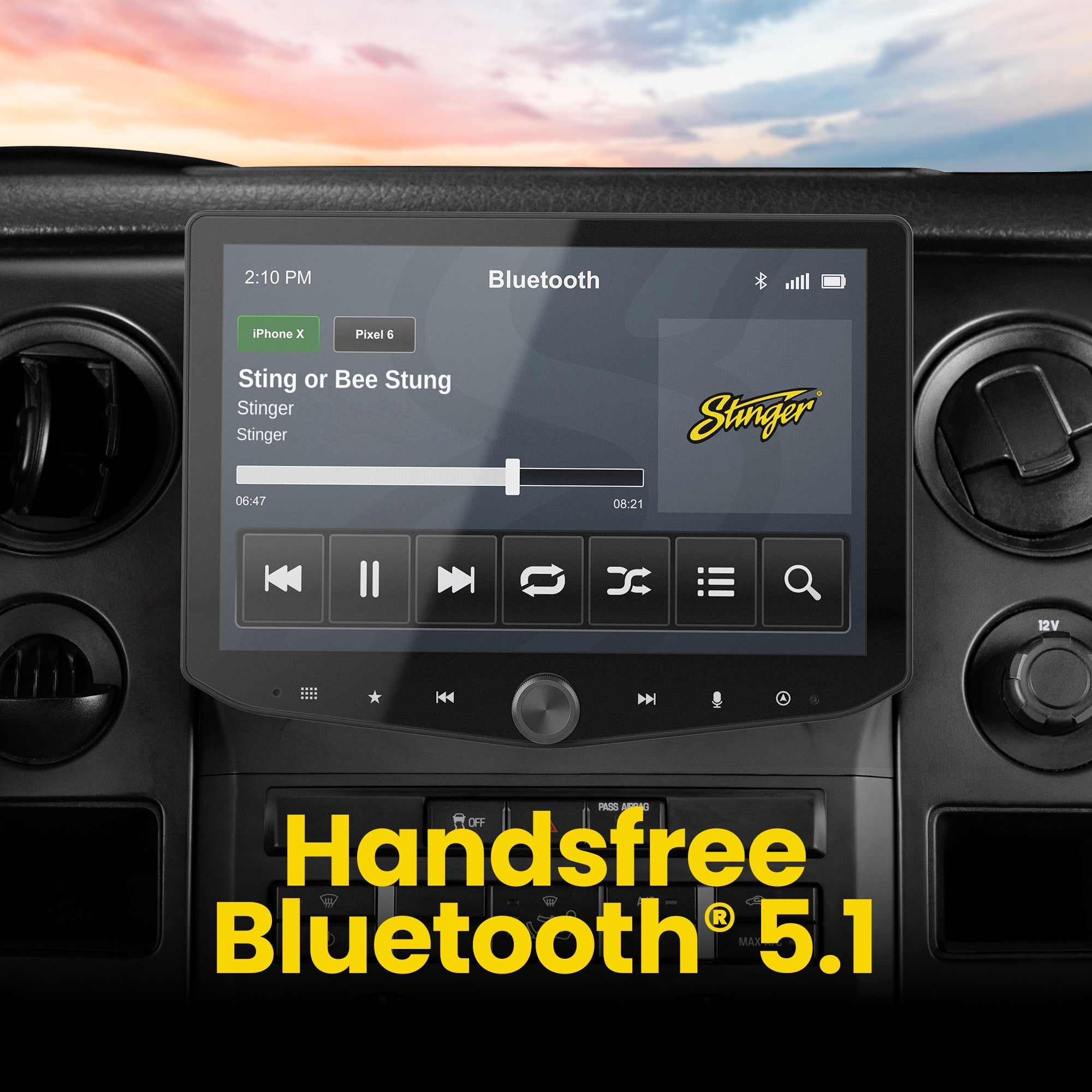 Ford F - 150 (2009 - 2014) HORIZON10 10" Plug - and - Play Radio Kit