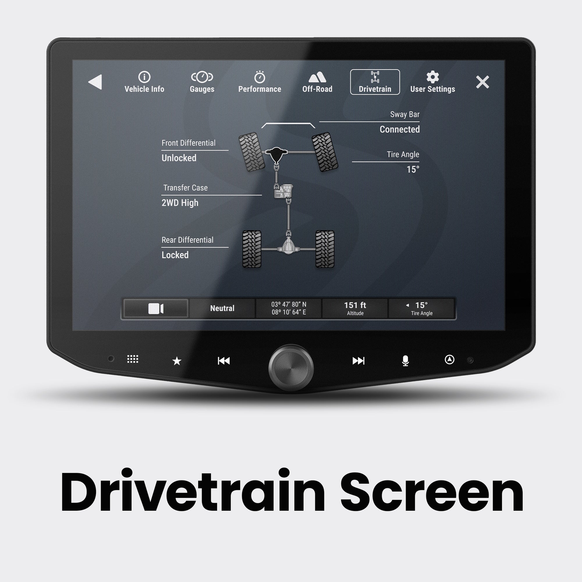 HEIGH10+ Jeep Wrangler JL (2018 - 2023)/Gladiator JT (2020 - 2023) 10" Radio Fully Integrated Kit | Displays Vehicle Information and Off - Road Mode