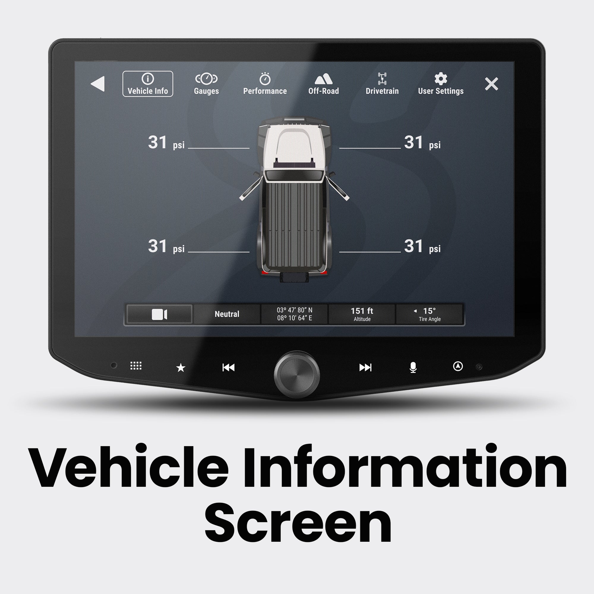 HEIGH10+ Jeep Wrangler JL (2018 - 2023)/Gladiator JT (2020 - 2023) 10" Radio Fully Integrated Kit | Displays Vehicle Information and Off - Road Mode