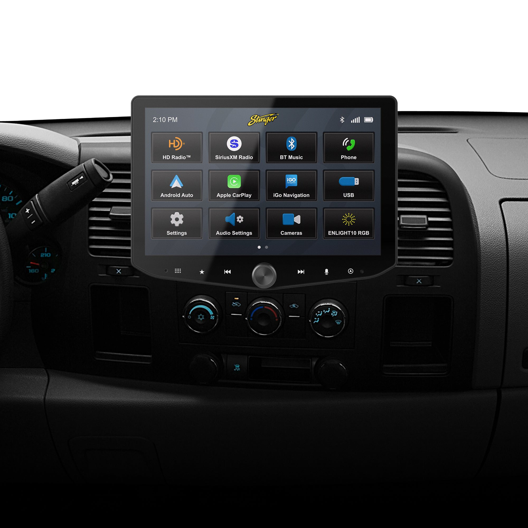 HORIZON10 Chevy Silverado/GMC Sierra (2007-2014) 10" Radio Kit