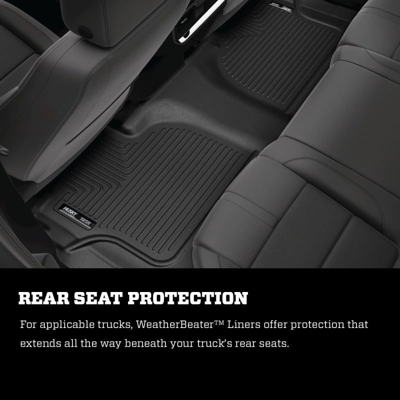 Husky Liners 2007-2014 Jeep Wrangler (2Dr/4Dr Unlimited) X-Act Contour Black Front Floor Liners