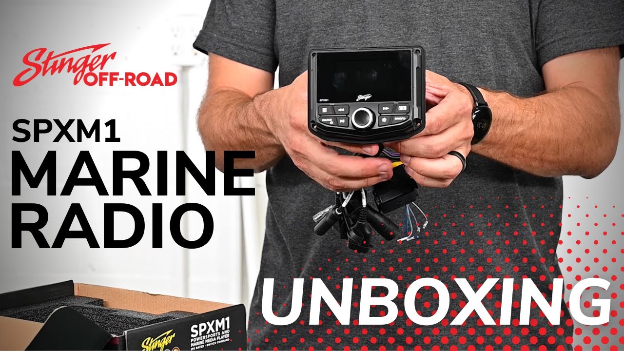 Marine & Power Sports Weatherproof Multimedia Player