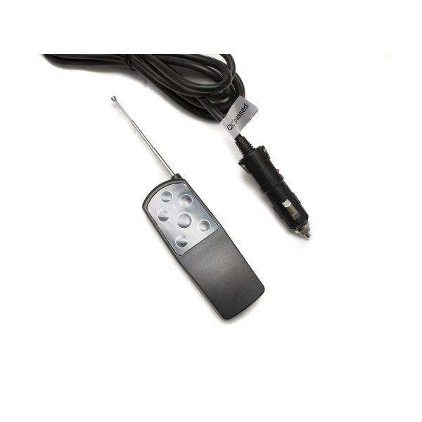 Motorized 50W LED Spot Light with Remote & Swivel Functionality (White)