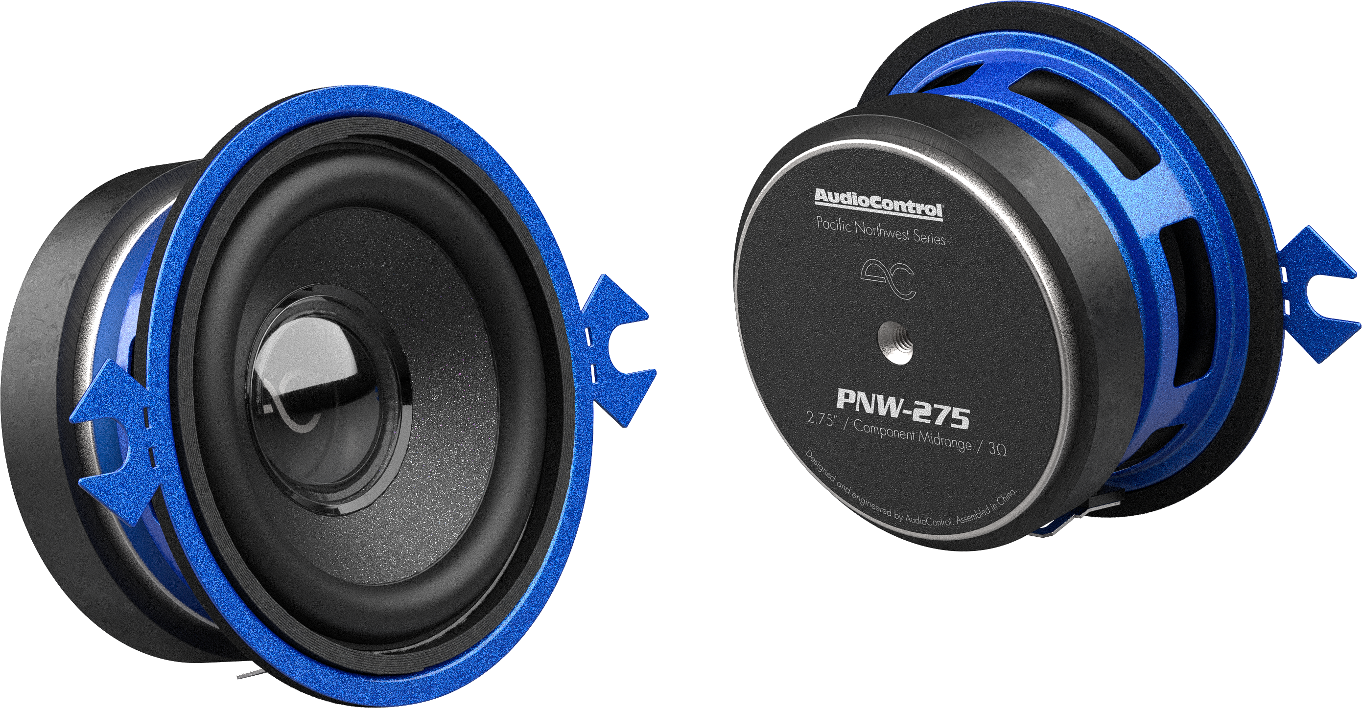 AudioControl PNW Series 2.75" 25 Watt (RMS) Component Midrange Speakers (Pair)