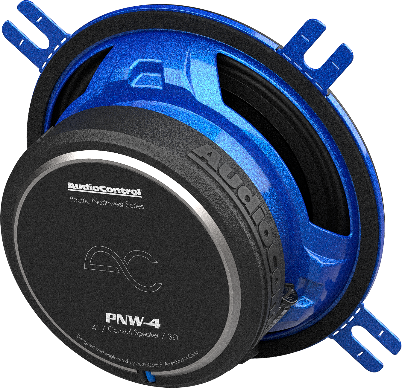 AudioControl PNW Series Car Speakers, 4" Coaxial High-Fidelity, 50 Watt RMS/75 Watt Max, 3 Ohm (Pair)