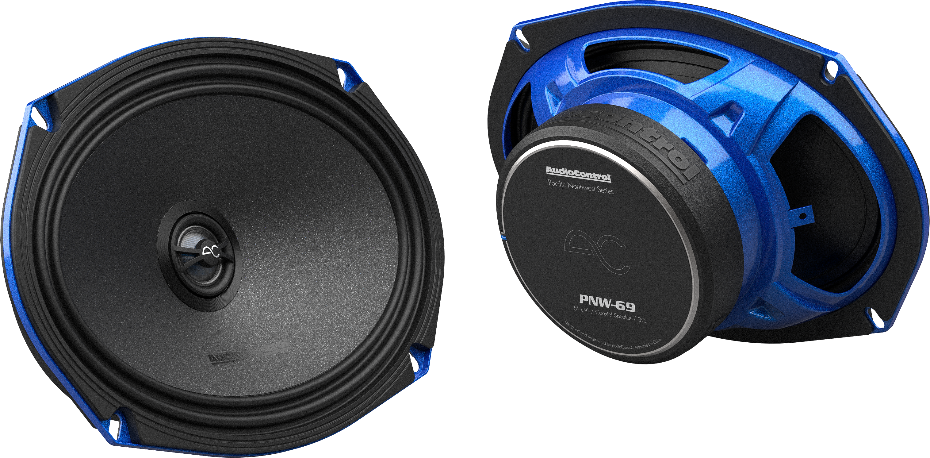 AudioControl PNW Series 6x9" 75 Watt (RMS) High-Fidelity Coaxial Speakers (Pair)