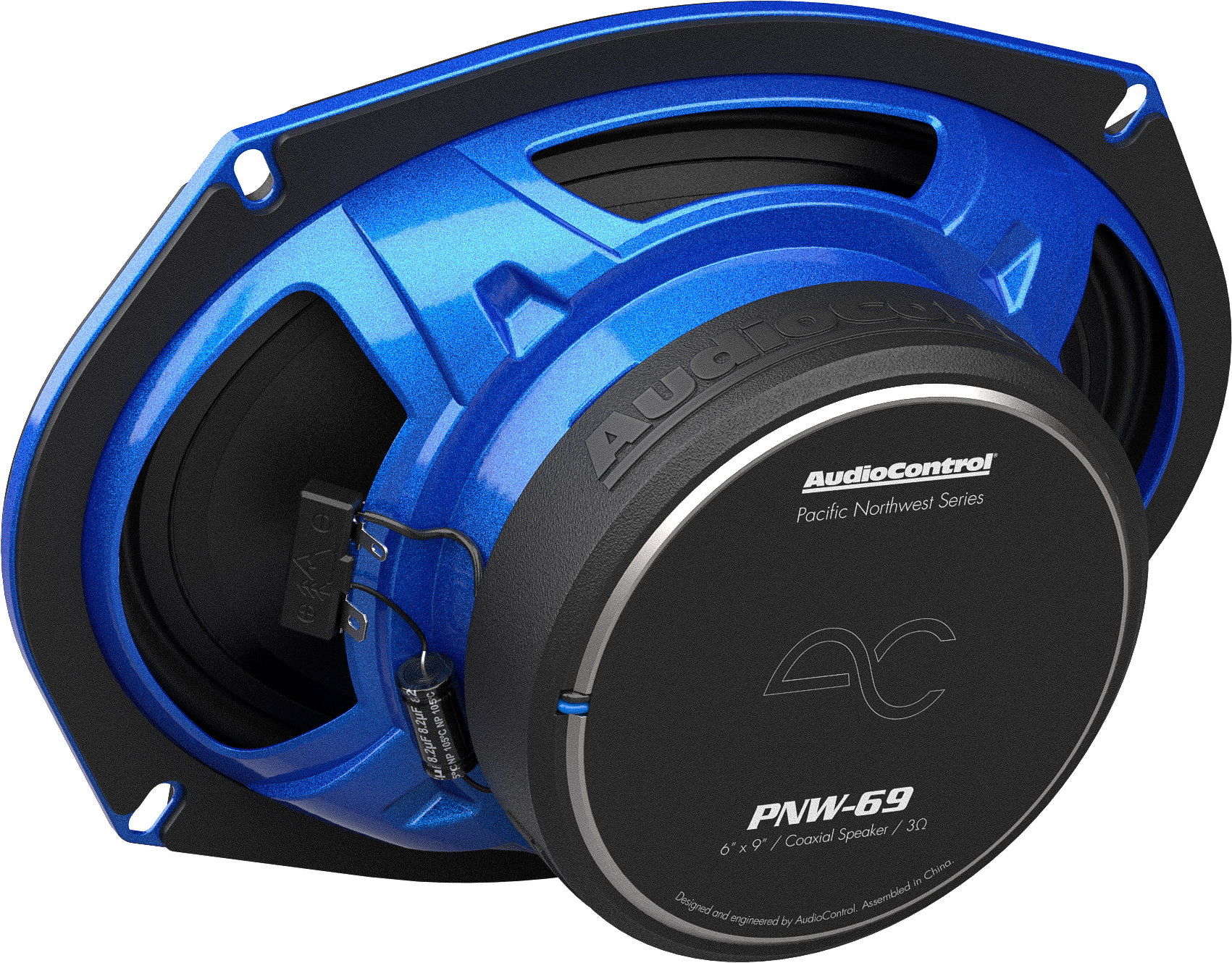AudioControl PNW Series 6x9" 75 Watt (RMS) High-Fidelity Coaxial Speakers (Pair)