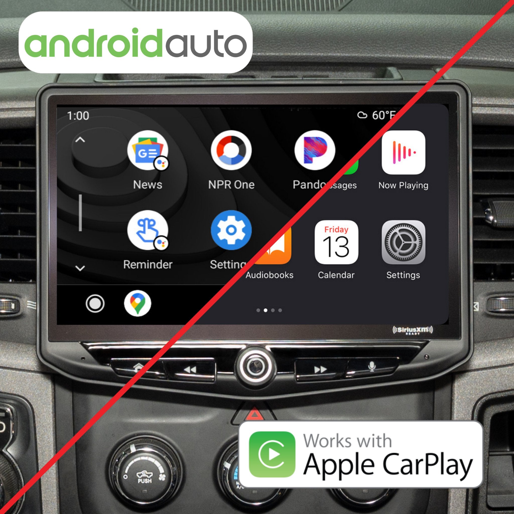 RAM Truck (2013-2018) HEIGH10 10" Radio Fully Integrated Kit | Displays Vehicle Information