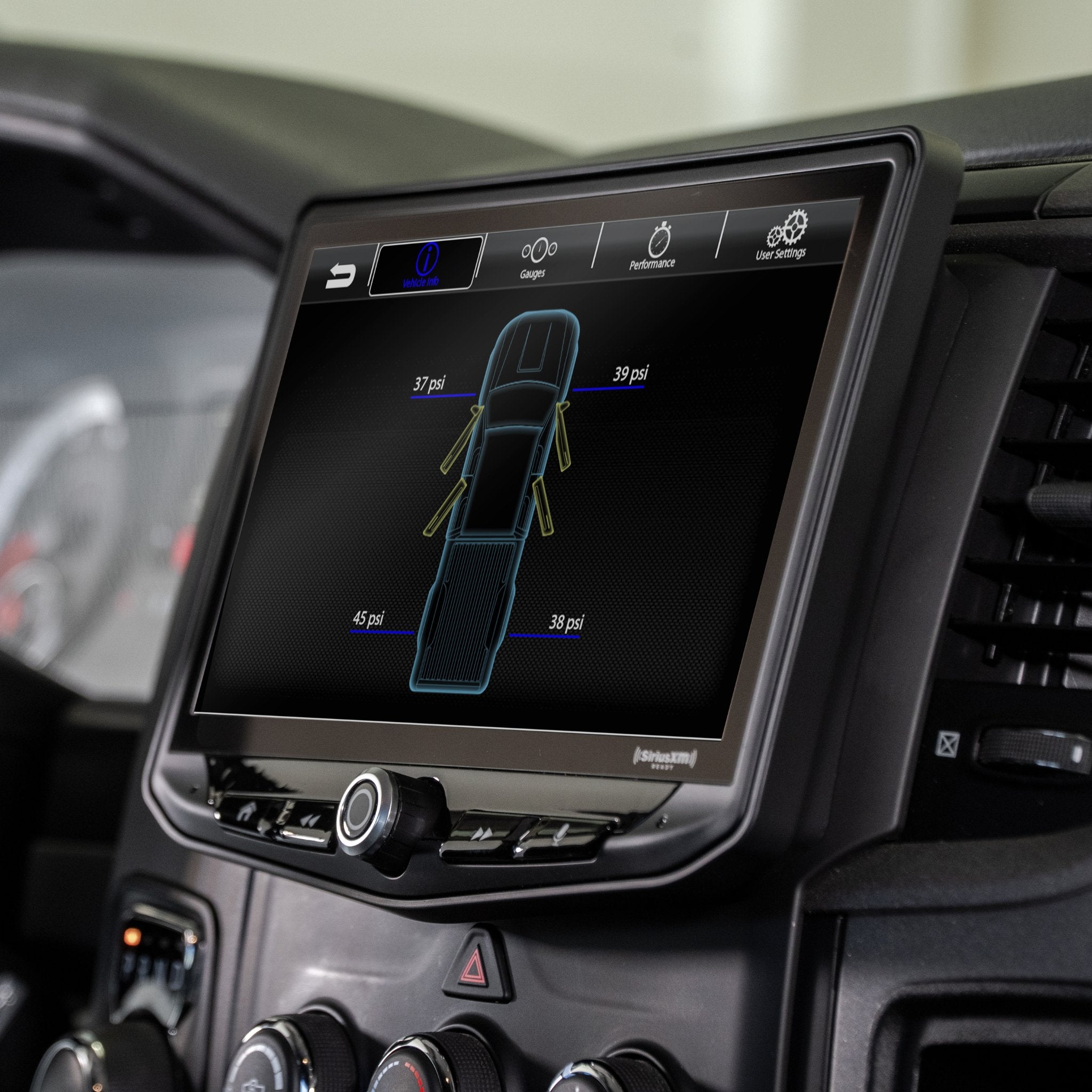 RAM Truck (2013-2018) HEIGH10 10" Radio Fully Integrated Kit | Displays Vehicle Information