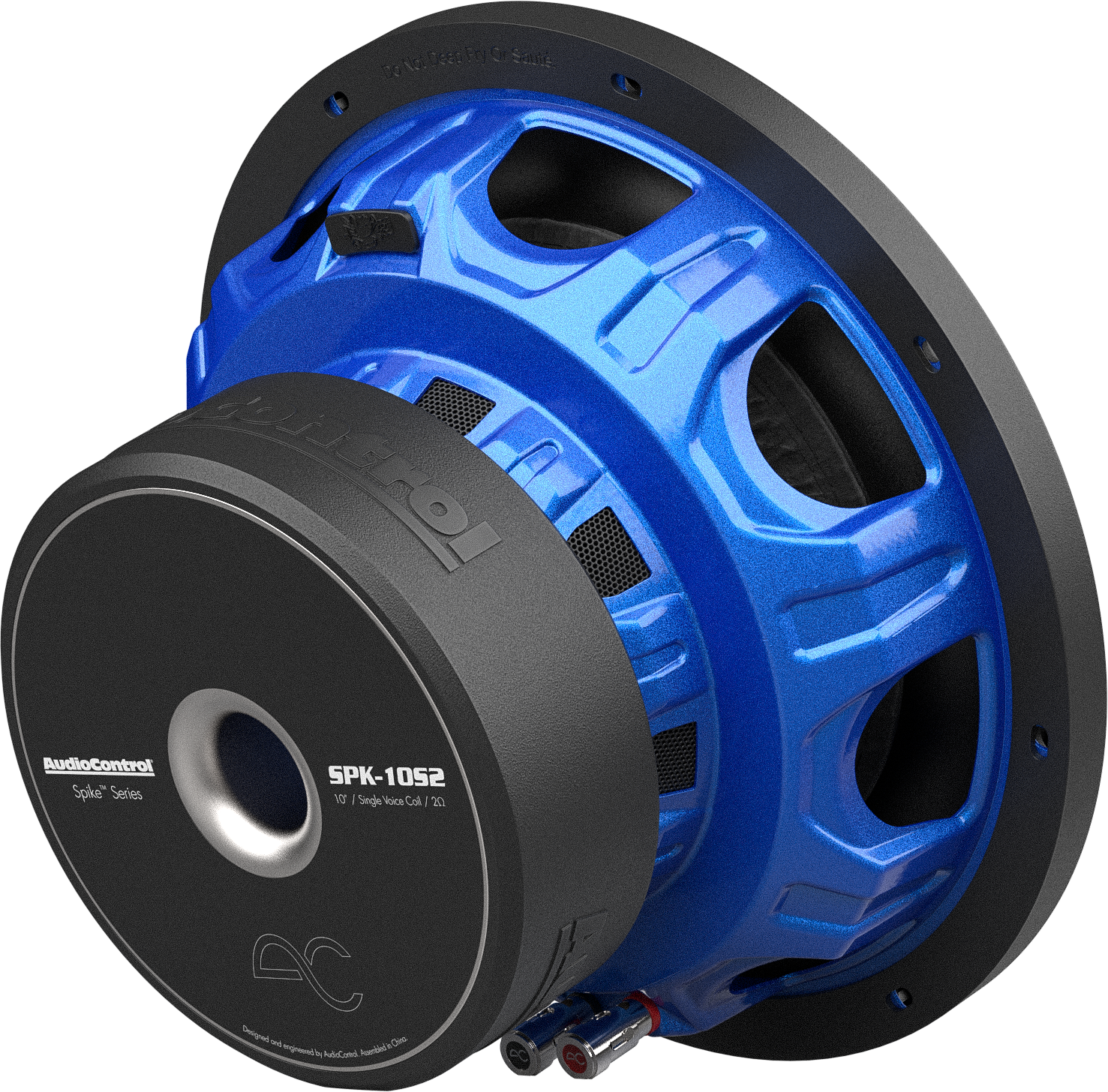 AudioControl Spike Series 10" 500 Watt (RMS) Single High-Performance Subwoofer | 2-OHM or 4-OHM (500 Watt RMS/700 Watt Max)
