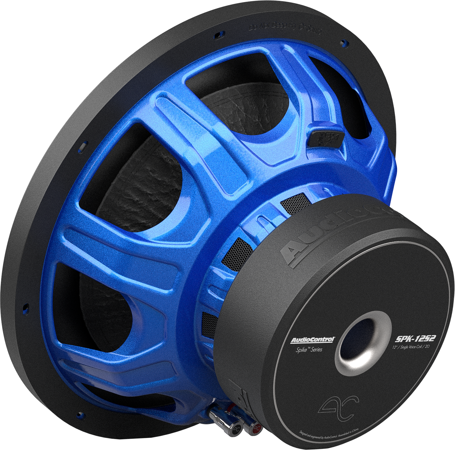 AudioControl Spike Series 12" 500 Watt (RMS) Single High-Performance Subwoofer | 2-OHM or 4-OHM (500 Watt RMS/700 Watt Max)