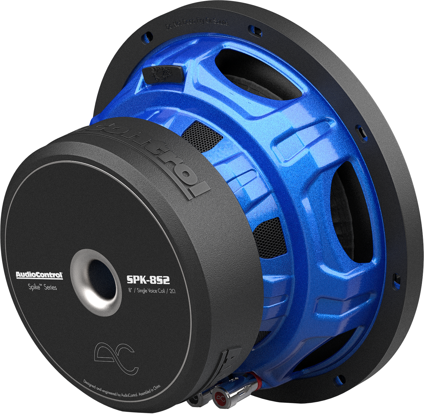 AudioControl Spike Series 8" 350 Watt (RMS) Single High-Performance Subwoofer | 2-OHM or 4-OHM (350 Watt RMS/500 Watt Max)