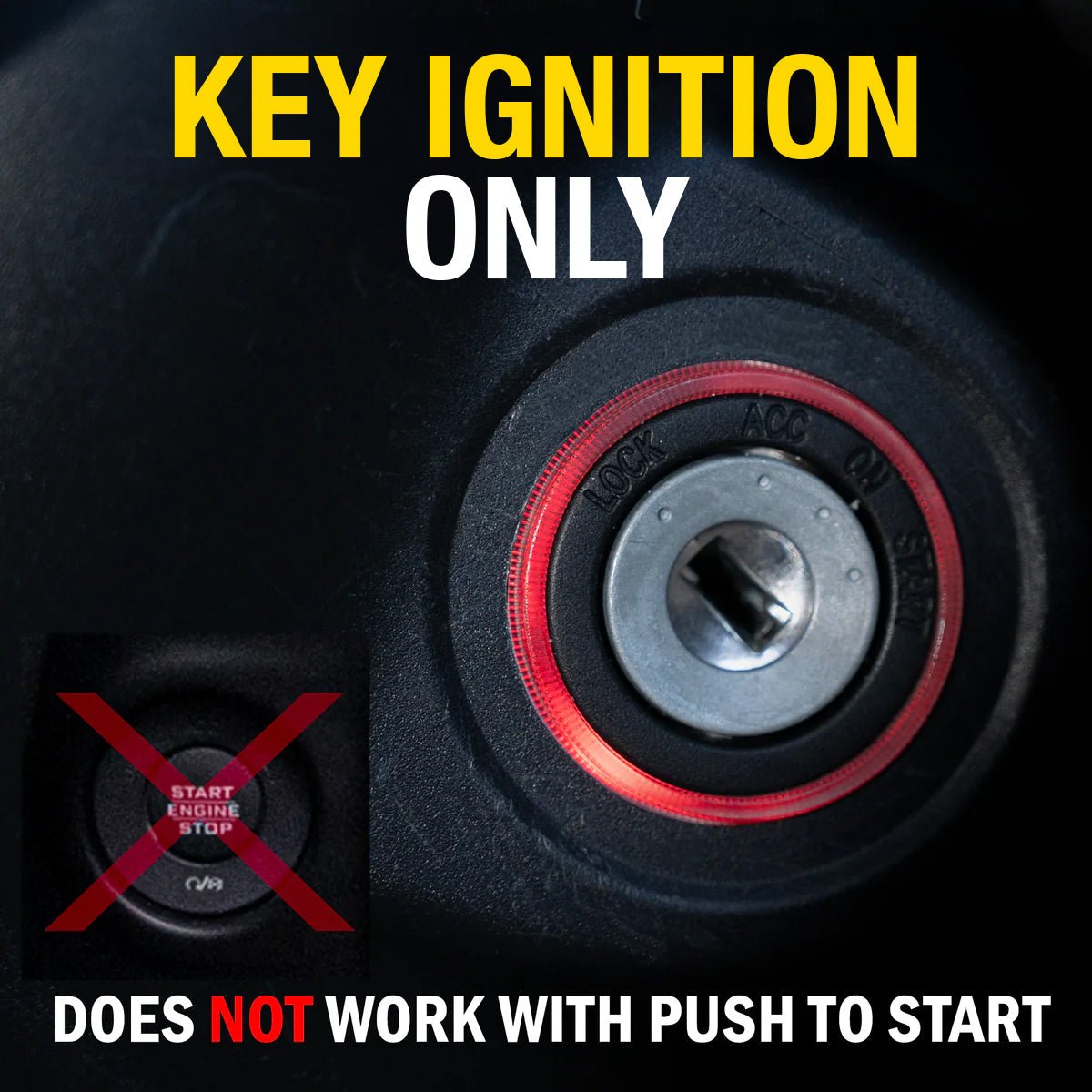 Start-X Plug N Play Remote Starter Kit for Jeep Wrangler (2007-2018) / Key Start