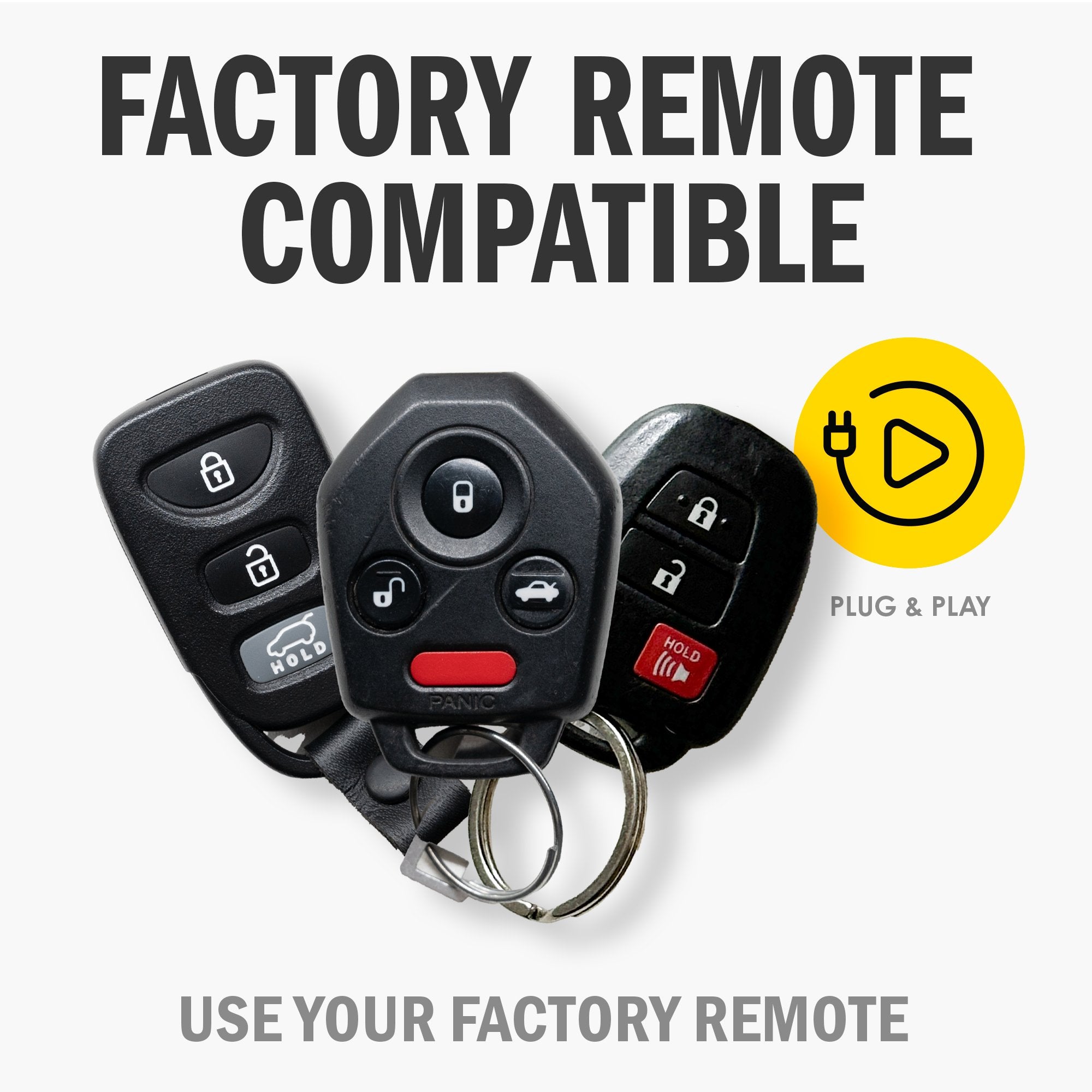 Start-X Plug N Play Remote Starter Kit for Jeep Wrangler & Gladiator (2018-2024) / Push to Start