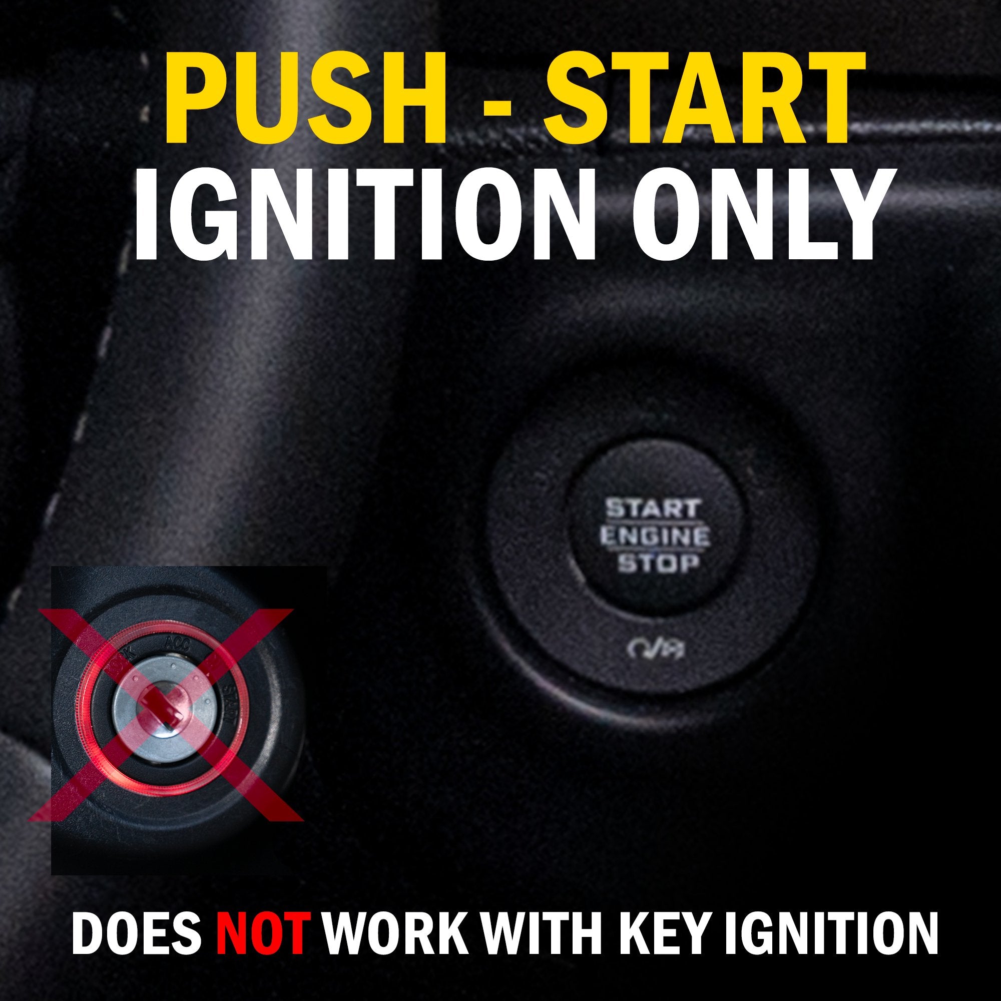 Start - X Plug N Play Remote Starter Kit for RAM 2500/3500 (2019 - 2023) / Push to Start