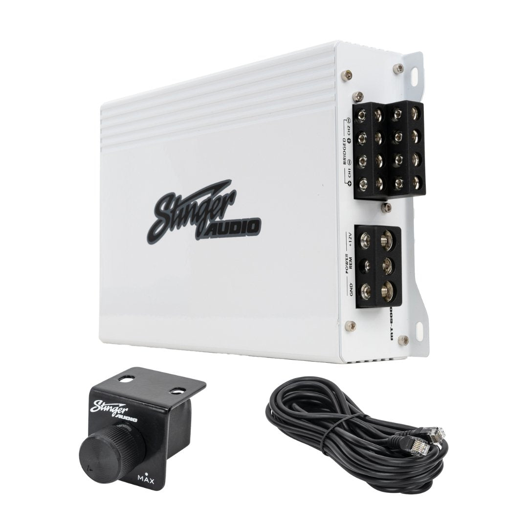 Stinger Audio MT-600.4M 1000 Watt 4-Channel Marine Audio Amplifier
