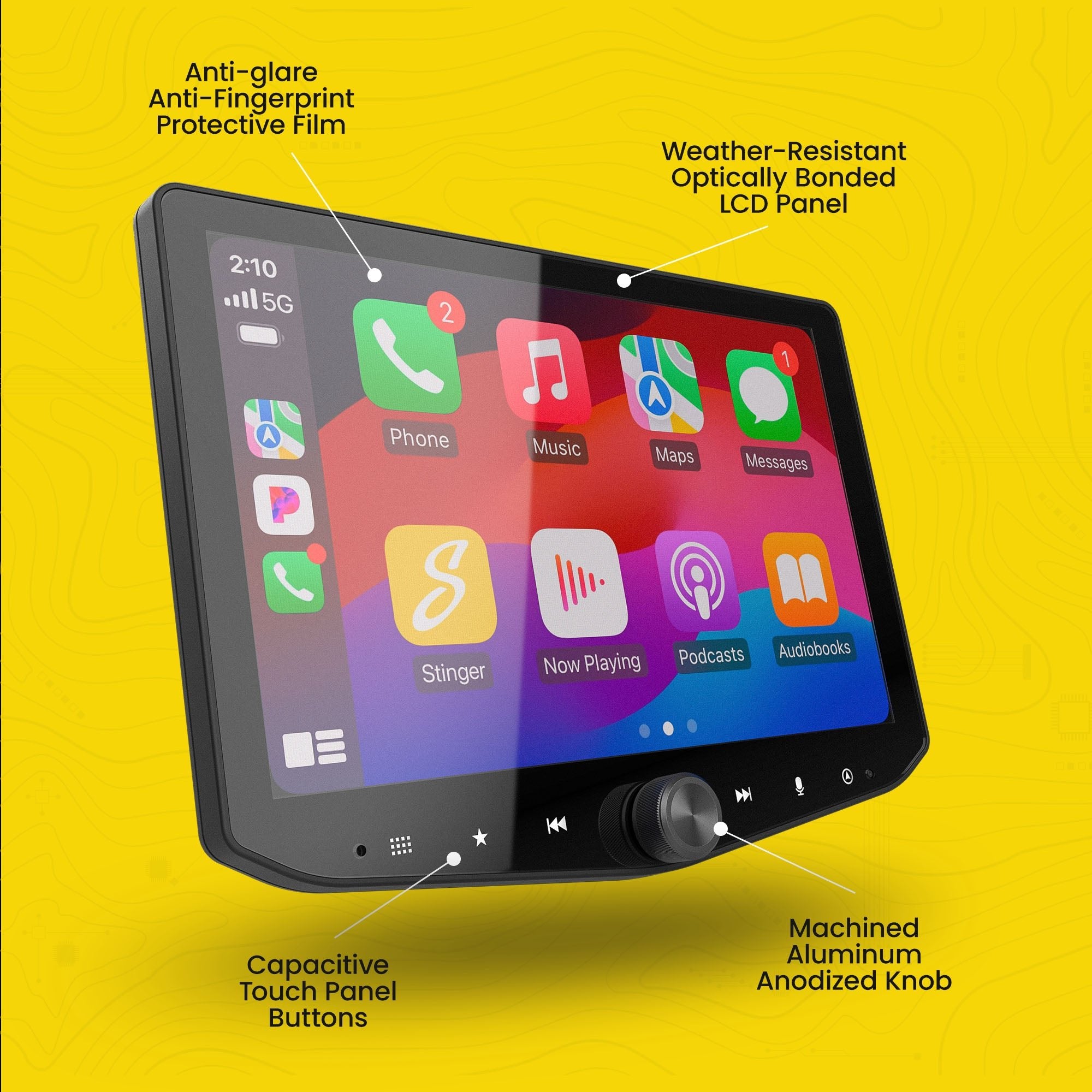 Toyota 4Runner (2010 - 2024) HORIZON10 10" Plug - and - Play Radio Kit