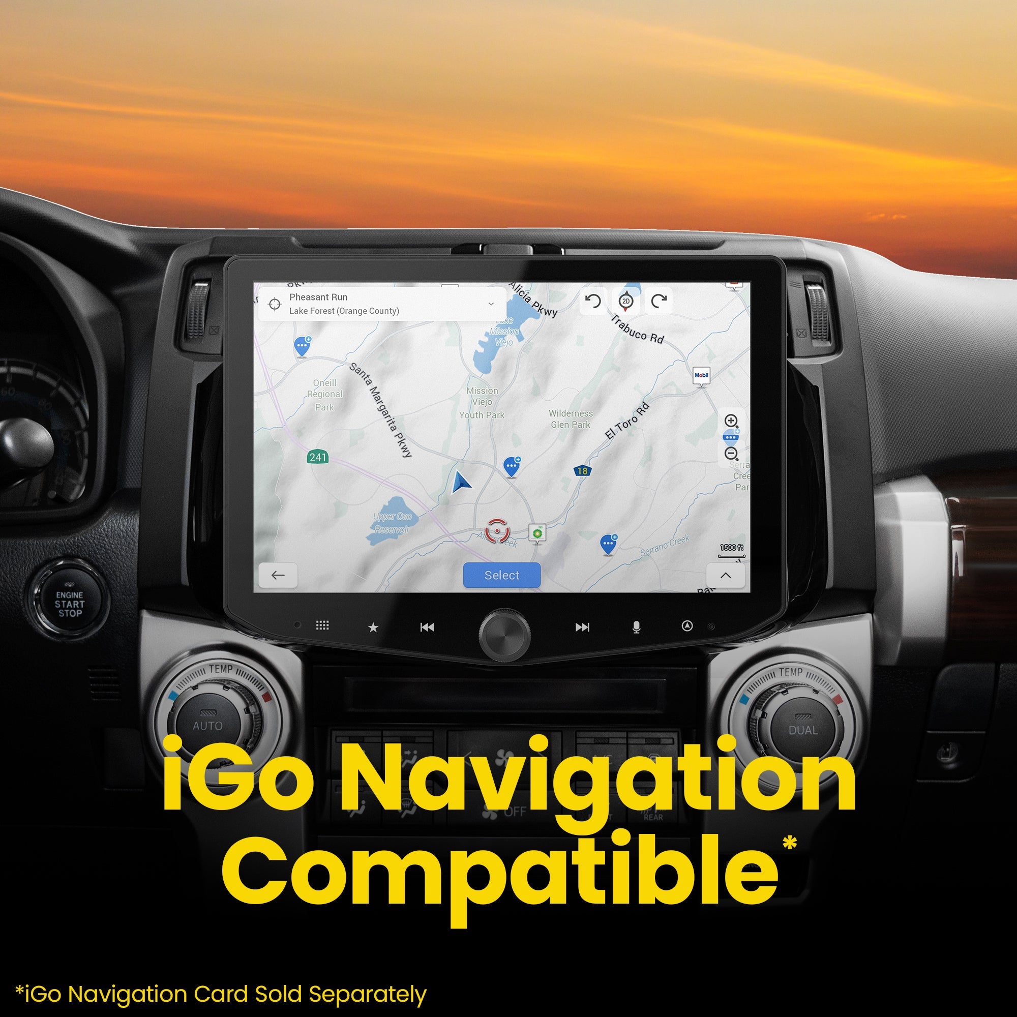 Toyota 4Runner (2010 - 2024) HORIZON10 10" Plug - and - Play Radio Kit