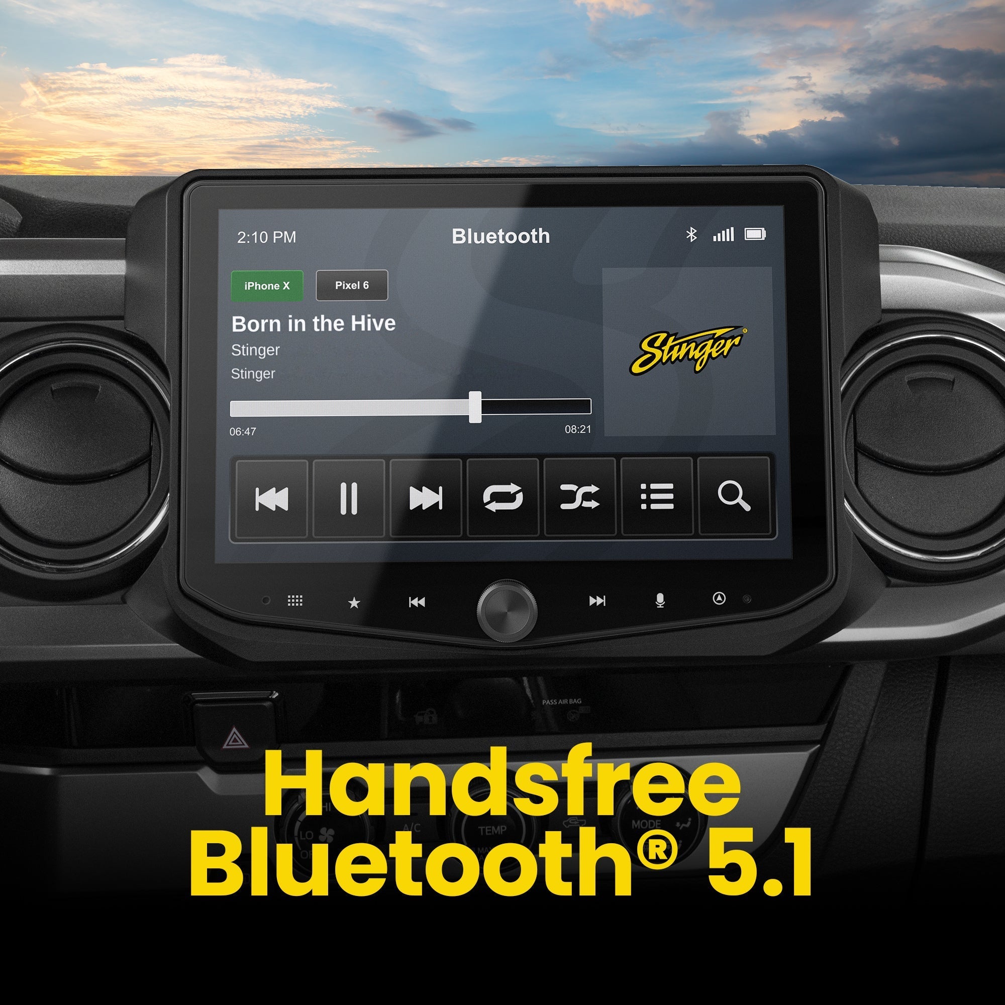 Toyota Tacoma (2016 - 2023) HORIZON10 10" Plug - and - Play Radio Kit