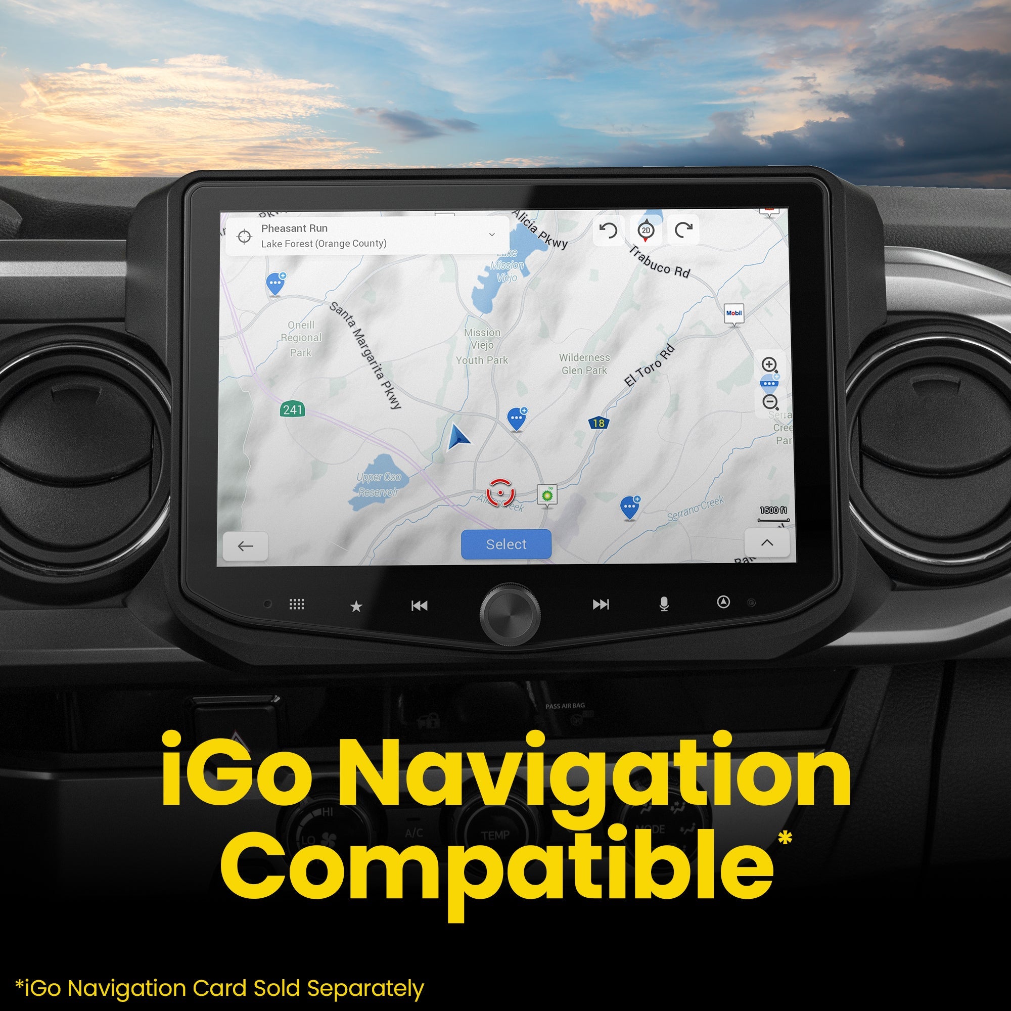 Toyota Tacoma (2016 - 2023) HORIZON10 10" Plug - and - Play Radio Kit