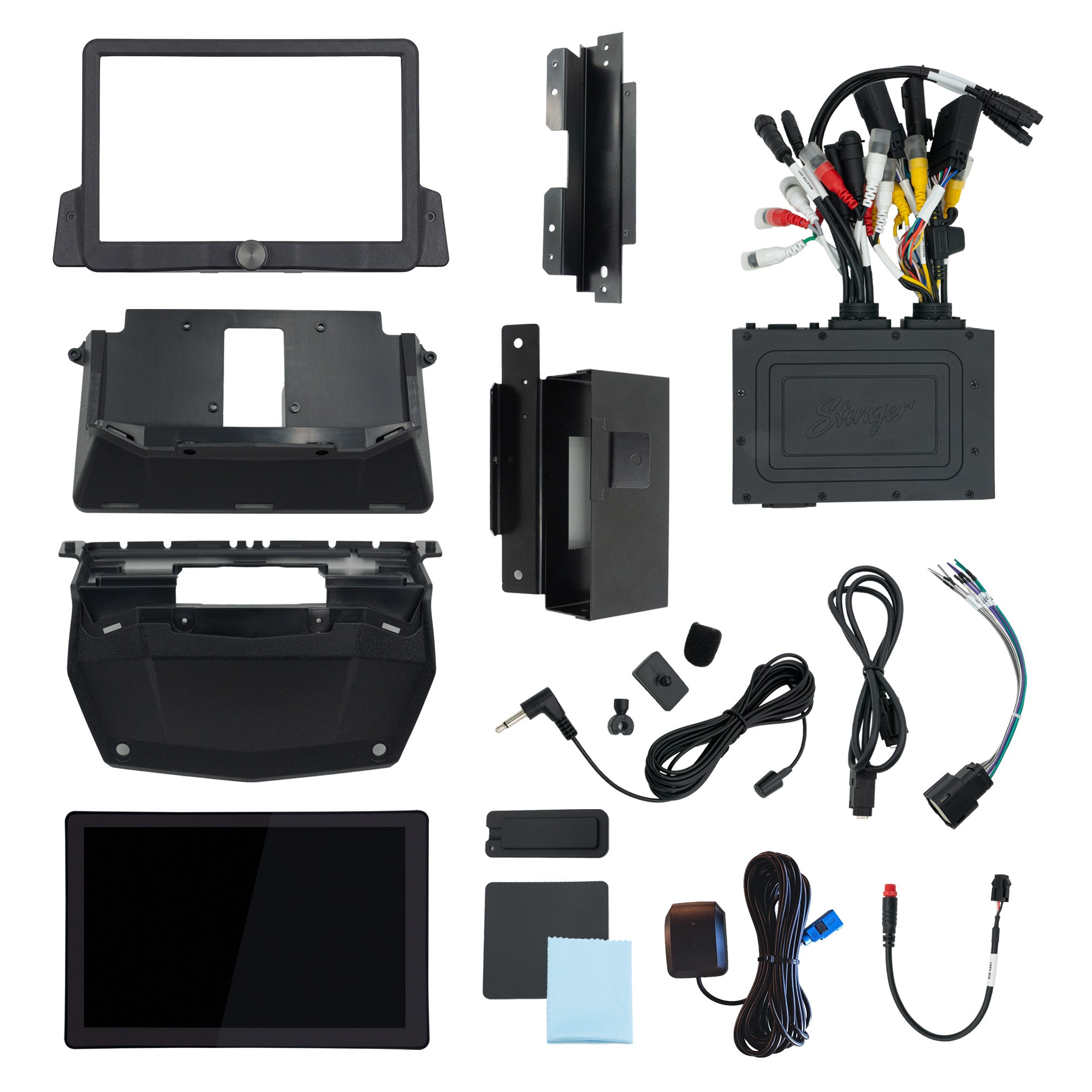 Box contents included with Stinger HORIZON XTR for Polaris RZR XP.